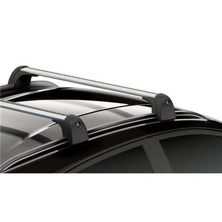 Barres De Toit Croisées Pour Ford Explorer 2011-2015 - Aluminium Noir Anodisé - 2 Pièces - Capacité 100 Kg En Roulant