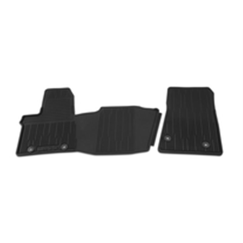 Tapis de sol caoutchouc avant, noir