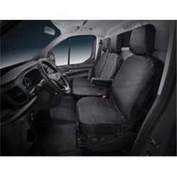 HDD* Housse de sièges pour siège conducteur, noir