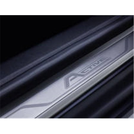 Protecteurs De Seuil En Acier Inoxydable Pour Mitsubishi Outlander 2008-2025 - Lot De 4 - Finition Brossée Anti-rayures - Installation Facile Sans Outils