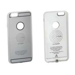 ACV* Coque de recharge Qi pour IPhone® 6/6S, argent