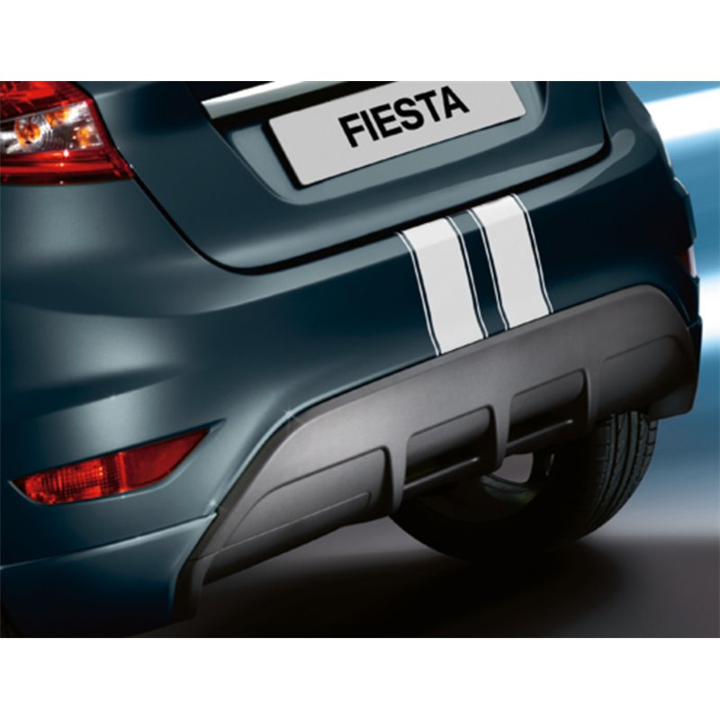 Bandes de décoration pour pare-chocs avant et arrière (blanc/bleu) - Ford Fiesta