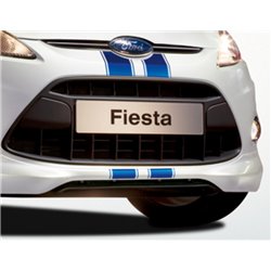 Bandes de décoration pour pare-chocs avant et arrière (blanc/bleu) - Ford Fiesta