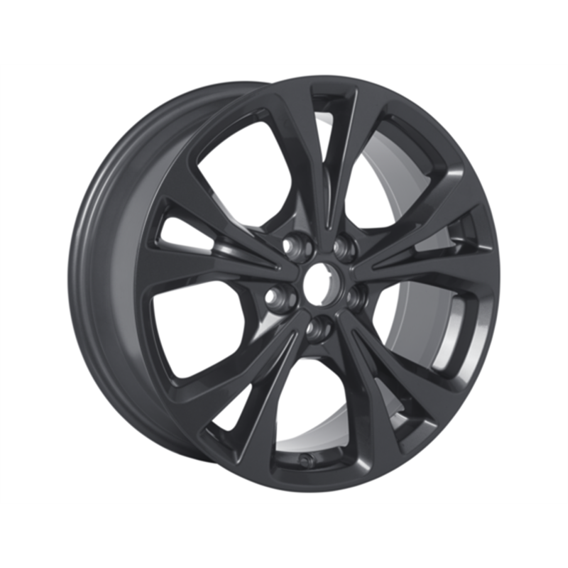 Jante Alliage 16 Pouces 5 Branches En Y Pour Ford Ka (2008-2016) - Argent 6.5J - Neuf