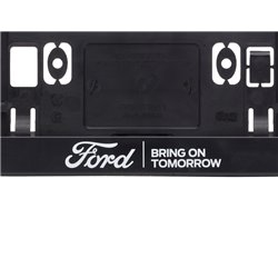 Support pour plaque d’immatriculation Ford avec lettrage « BRING ON TOMORROW » - Ford