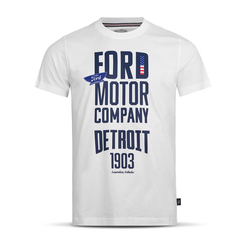 T-shirt Ford Héritage, ivoire