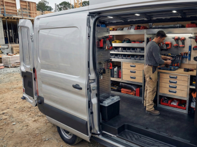 Aménager son utilitaire Ford : Les solutions de rangement et étagères pour profe